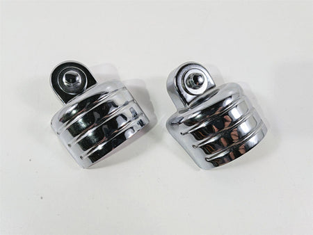 2003 Honda V-Twin VTX1800 C Kuryakyn Chrome Rear Shock Top Covers 8261 {{ shop.shopifyCountryName }} - Mototech271
