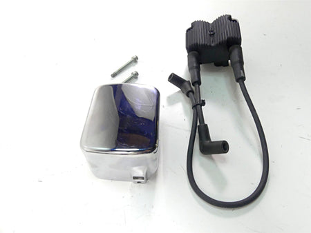 2002 Harley FLSTCI Softail Heritage Ignition Coil & Chrome Cover 31743-01 {{ shop.shopifyCountryName }} - Mototech271