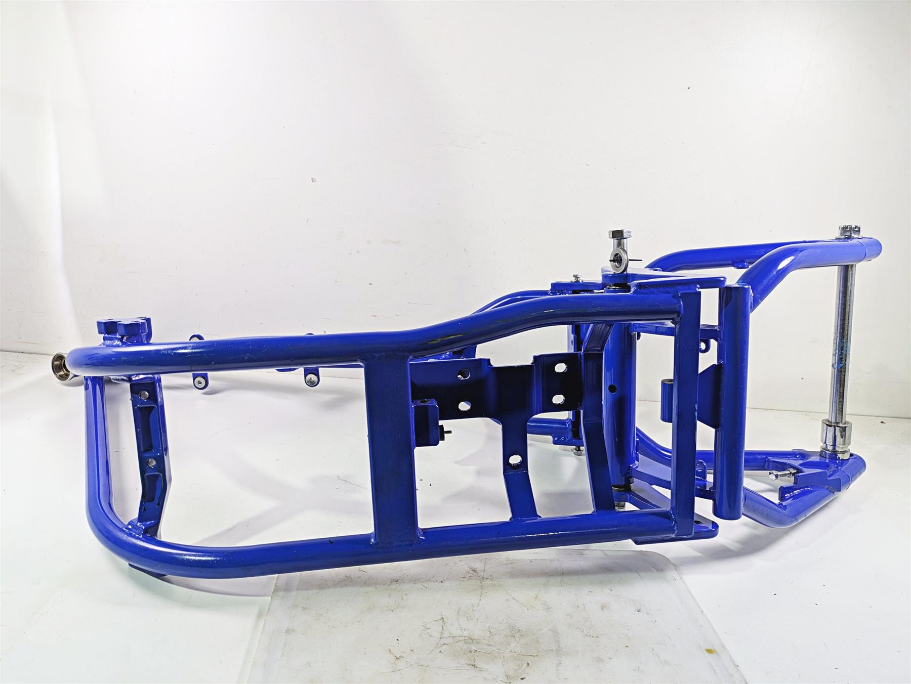 2008 Ultima Motorcycles Fat Bastard Straight Blue Main Frame Swingarm Set With Manufacturers Statement Of Origin {{ shop.shopifyCountryName }} - Mototech271
