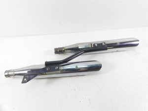 2008 Honda V-Twin VTX1800 N3 Cobra Slash Cut Slip On Exhaust Pipe Muffler 1176SC