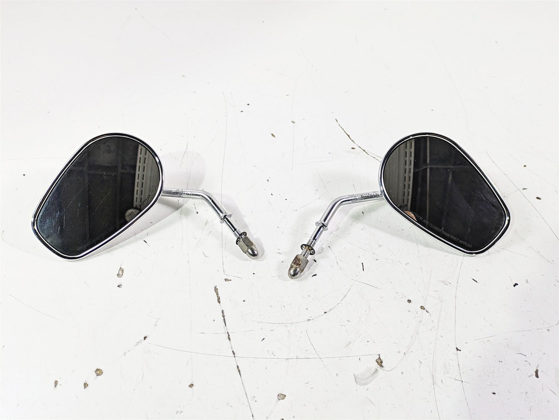 2016 Harley FLSTC Softail Heritage Chrome Rear View Mirror Set 91840-03 91845-03 {{ shop.shopifyCountryName }} - Mototech271