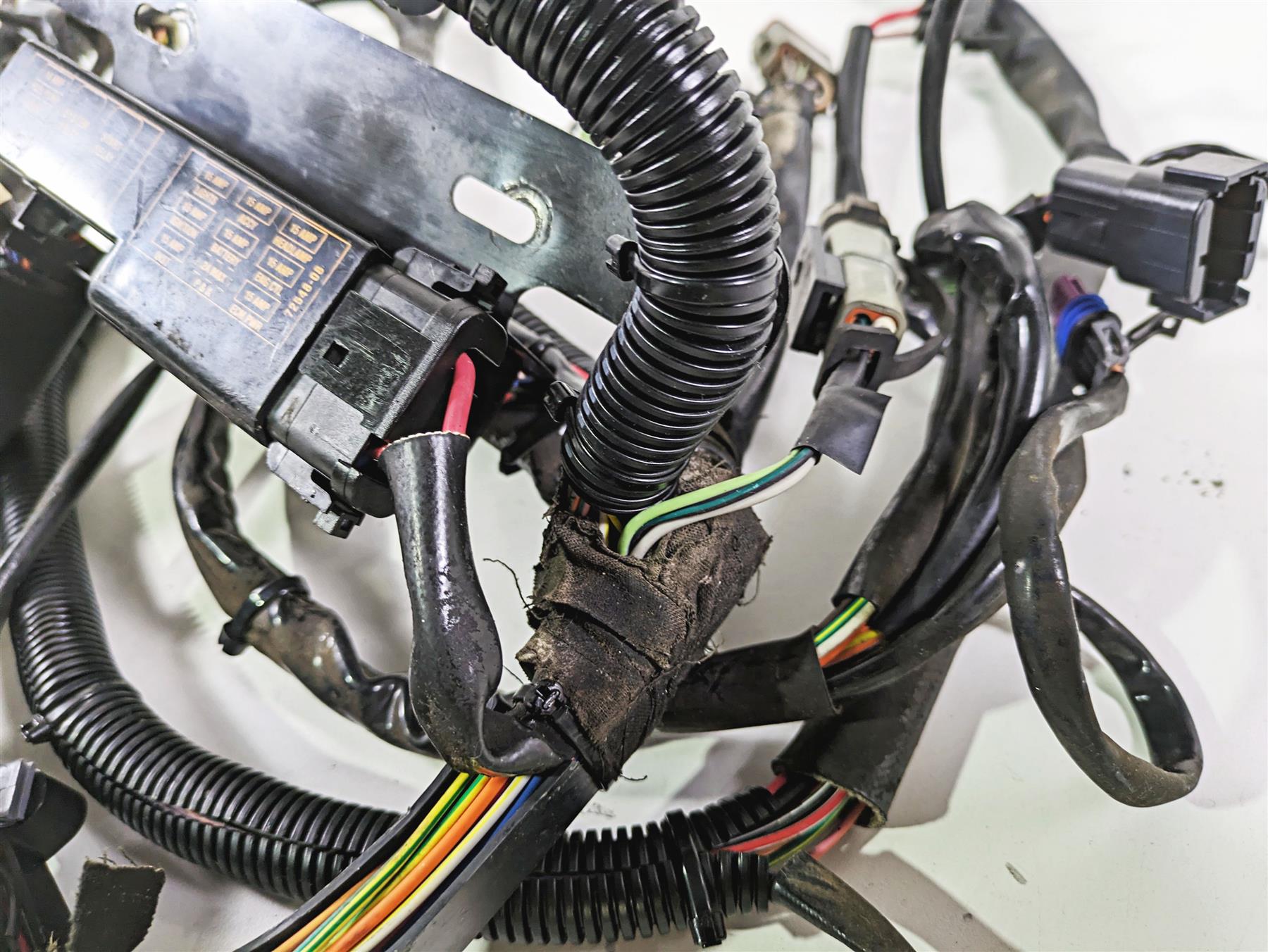 2008 Harley FLSTC Softail Heritage Main Wiring Harness Loom 70431-08A {{ shop.shopifyCountryName }} - Mototech271