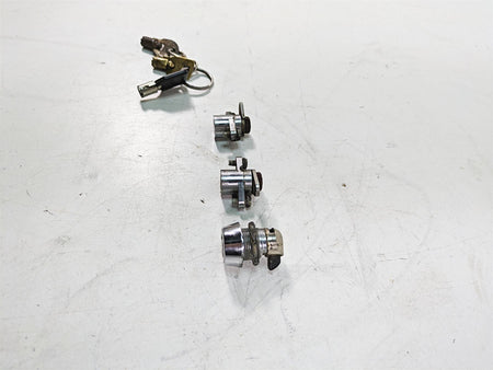 1999 Harley Touring FLHTC Electra Glide Tank Lid Bag Locks & 3 Keys 61029-92A {{ shop.shopifyCountryName }} - Mototech271
