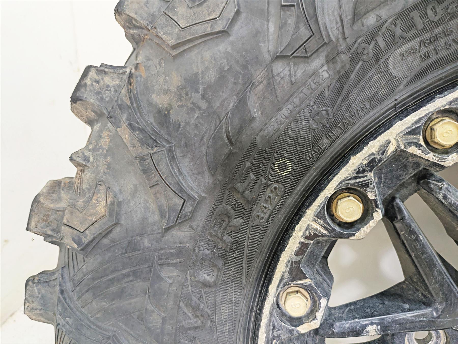 2021 Kawasaki Teryx KRX KRF 1000 15x8 Oem Wheel Maxxis Tire Set 49058-0729 {{ shop.shopifyCountryName }} - Mototech271
