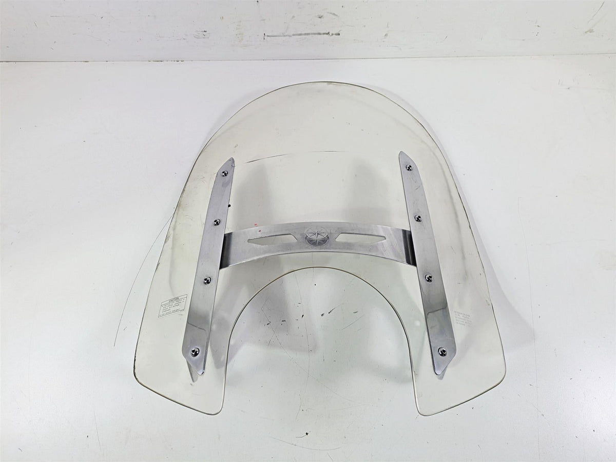 2008 Yamaha XVS1300 V-Star Tourer Wind Shield Screen & Mounts 3D8-F83H0-V0-00 {{ shop.shopifyCountryName }} - Mototech271