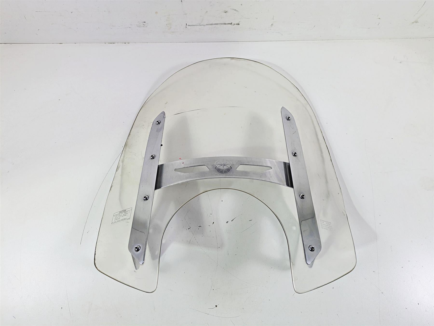 2008 Yamaha XVS1300 V-Star Tourer Wind Shield Screen & Mounts 3D8-F83H0-V0-00 {{ shop.shopifyCountryName }} - Mototech271