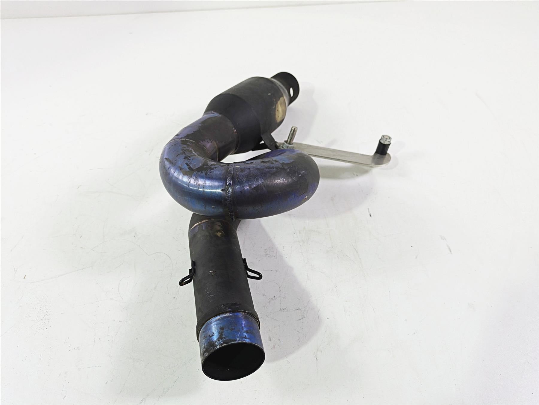 Motorcycle Used Aftermarket Loop Exhaust Mid Pipe Under Belly {{ shop.shopifyCountryName }} - Mototech271