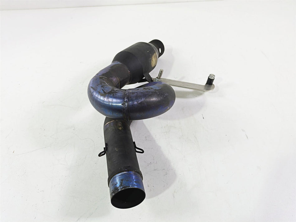 Motorcycle Used Aftermarket Loop Exhaust Mid Pipe Under Belly {{ shop.shopifyCountryName }} - Mototech271