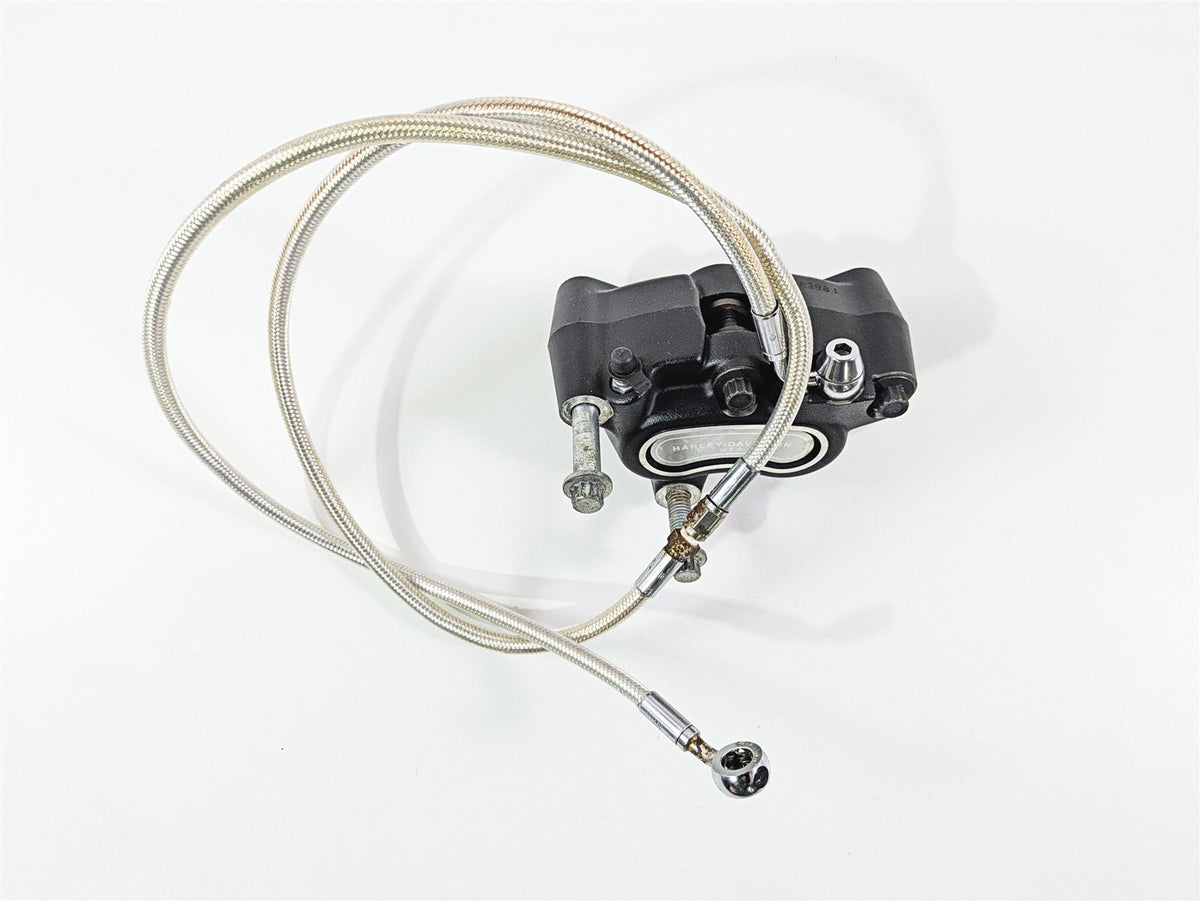 2008 Harley FXCWC Softail Rocker Front Brake Caliper 44046-08 {{ shop.shopifyCountryName }} - Mototech271