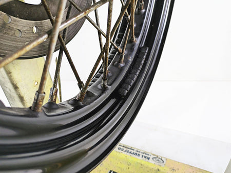 2008 Harley FLSTSB Cross Bones Straight 16x3 Front Wheel Spoke Rim 44937-08 {{ shop.shopifyCountryName }} - Mototech271