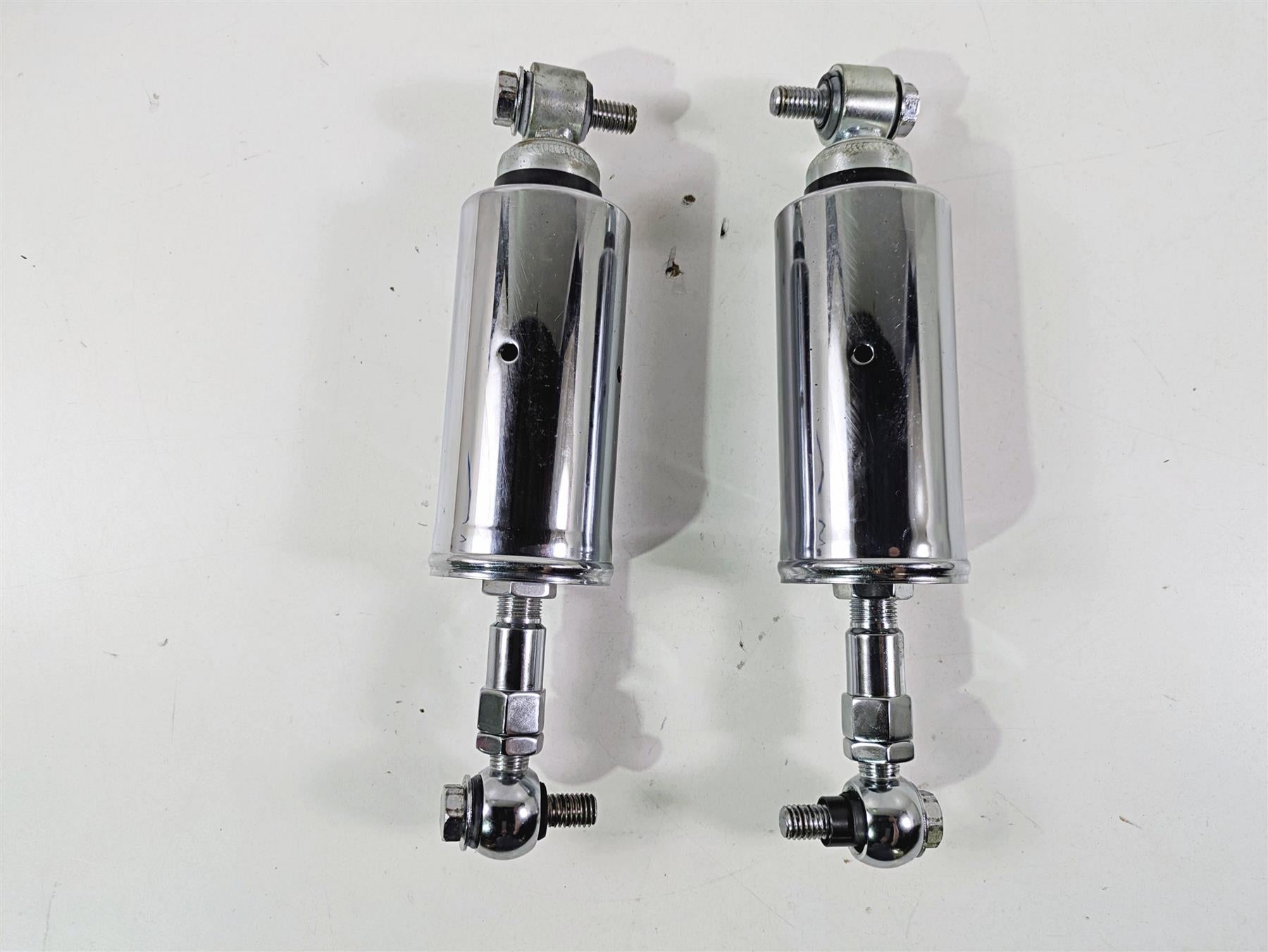 2008 Ultima Motorcycles Fat Bastard Chrome Adjustable Rear Shock Damper Set {{ shop.shopifyCountryName }} - Mototech271