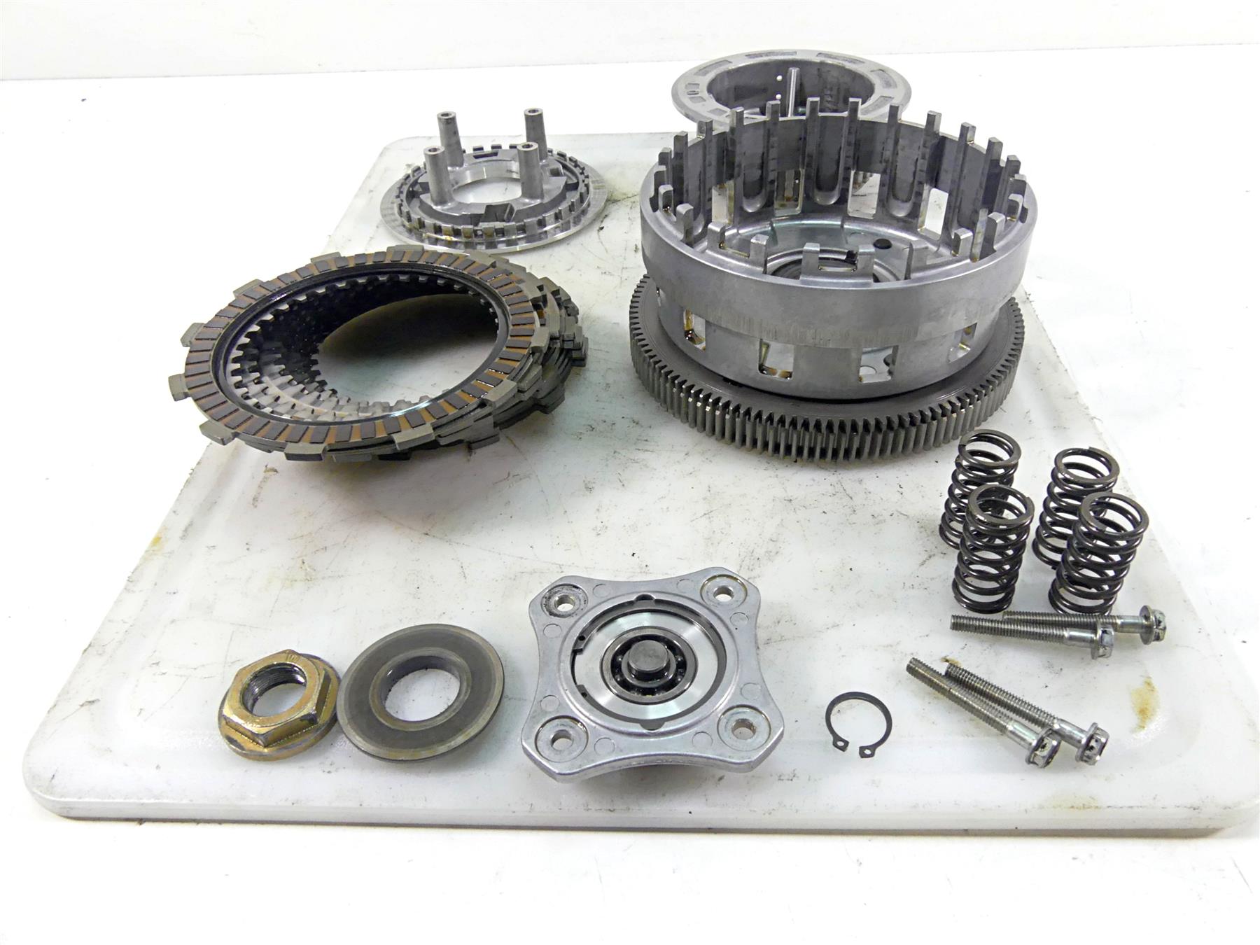 2013 Harley VRSCF Muscle Vrod Clutch Basket Friction Disc Set 37938-08KA {{ shop.shopifyCountryName }} - Mototech271