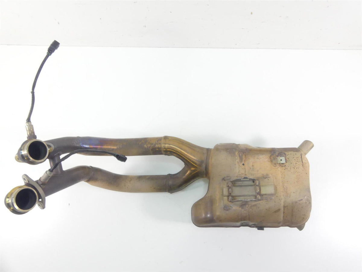 2021 Aprilia Tuono 660 RS 660 Oem Exhaust Header Chamber Manifold 2B005290 {{ shop.shopifyCountryName }} - Mototech271
