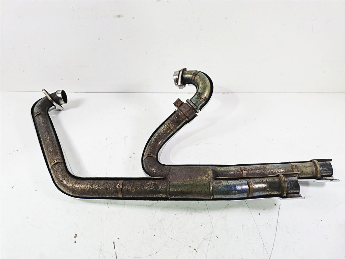 2004 Victory Kingpin Stock Exhaust System Header Manifold Set 1261089 1261323 {{ shop.shopifyCountryName }} - Mototech271