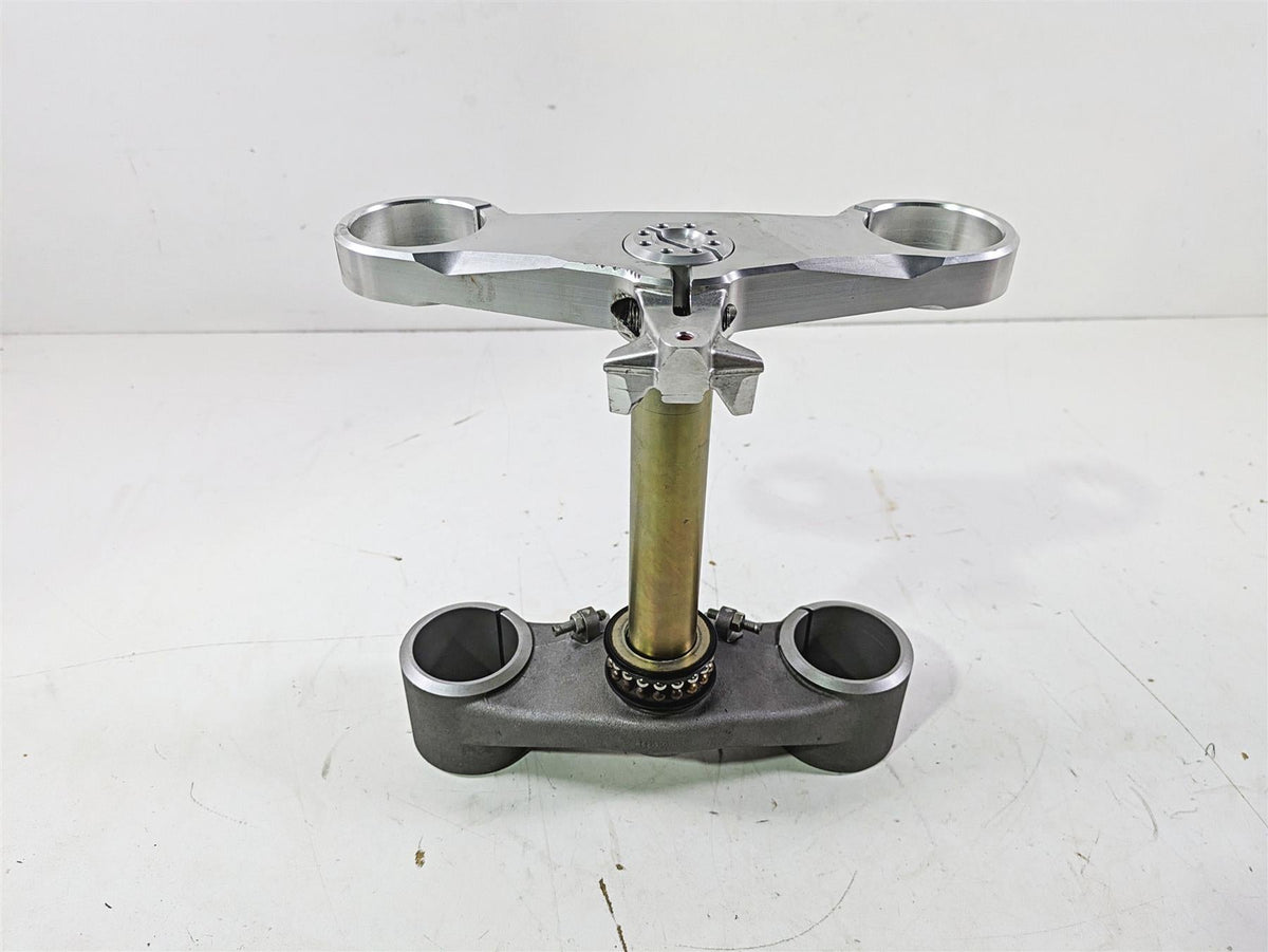 2008 Ducati SBK 1098 S Upper Lower Triple Tree Ohlins Set 34220331A 34110632A {{ shop.shopifyCountryName }} - Mototech271