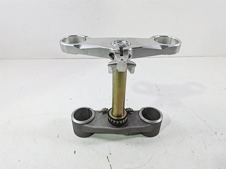 2008 Ducati SBK 1098 S Upper Lower Triple Tree Ohlins Set 34220331A 34110632A {{ shop.shopifyCountryName }} - Mototech271