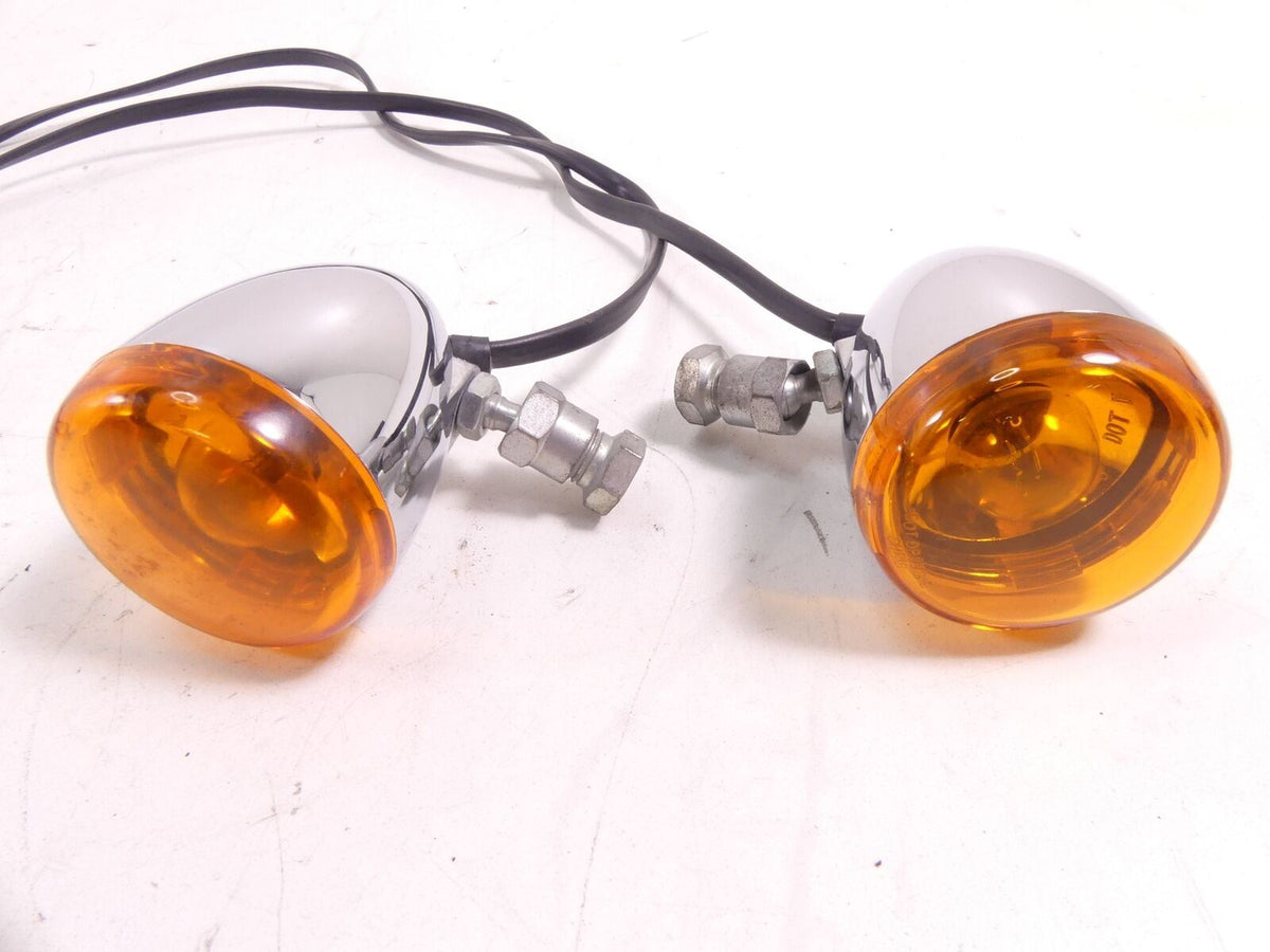 2009 Harley VRSCAW V-Rod Front Left Right Blinker Turn Signal Set 68972-00 {{ shop.shopifyCountryName }} - Mototech271