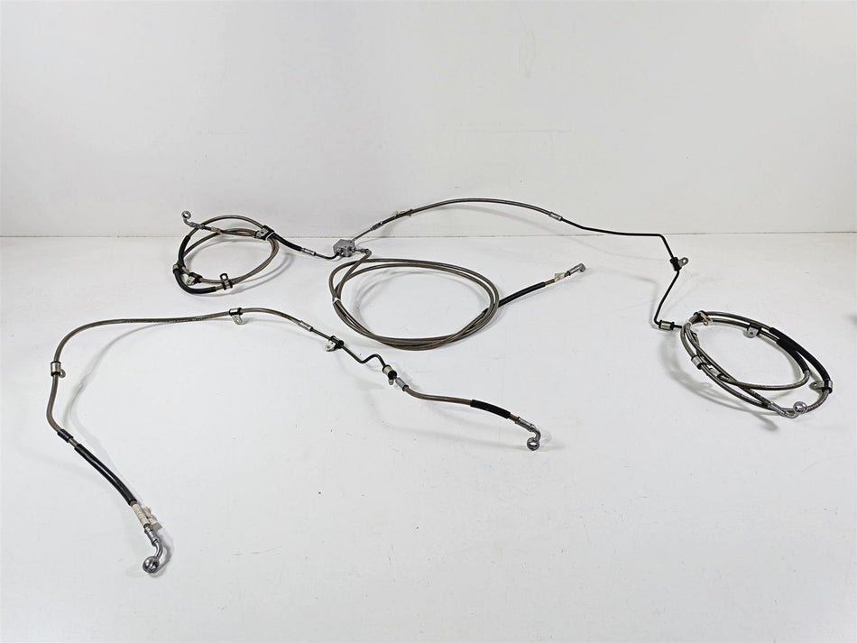2024 Polaris RZR Pro XP 4 Ultimate Full Brake Line Hose Set 1913797 1913796-Mototech271