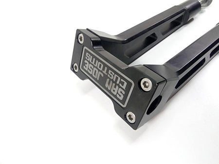 2017 Harley Dyna FXDB Street Bob San Jose Customs 10" Handlebar Riser Black {{ shop.shopifyCountryName }} - Mototech271