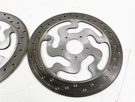 2008 Harley Touring FLHTP Electra Glide Front Brake Rotor Disc Set 41808-08A {{ shop.shopifyCountryName }} - Mototech271