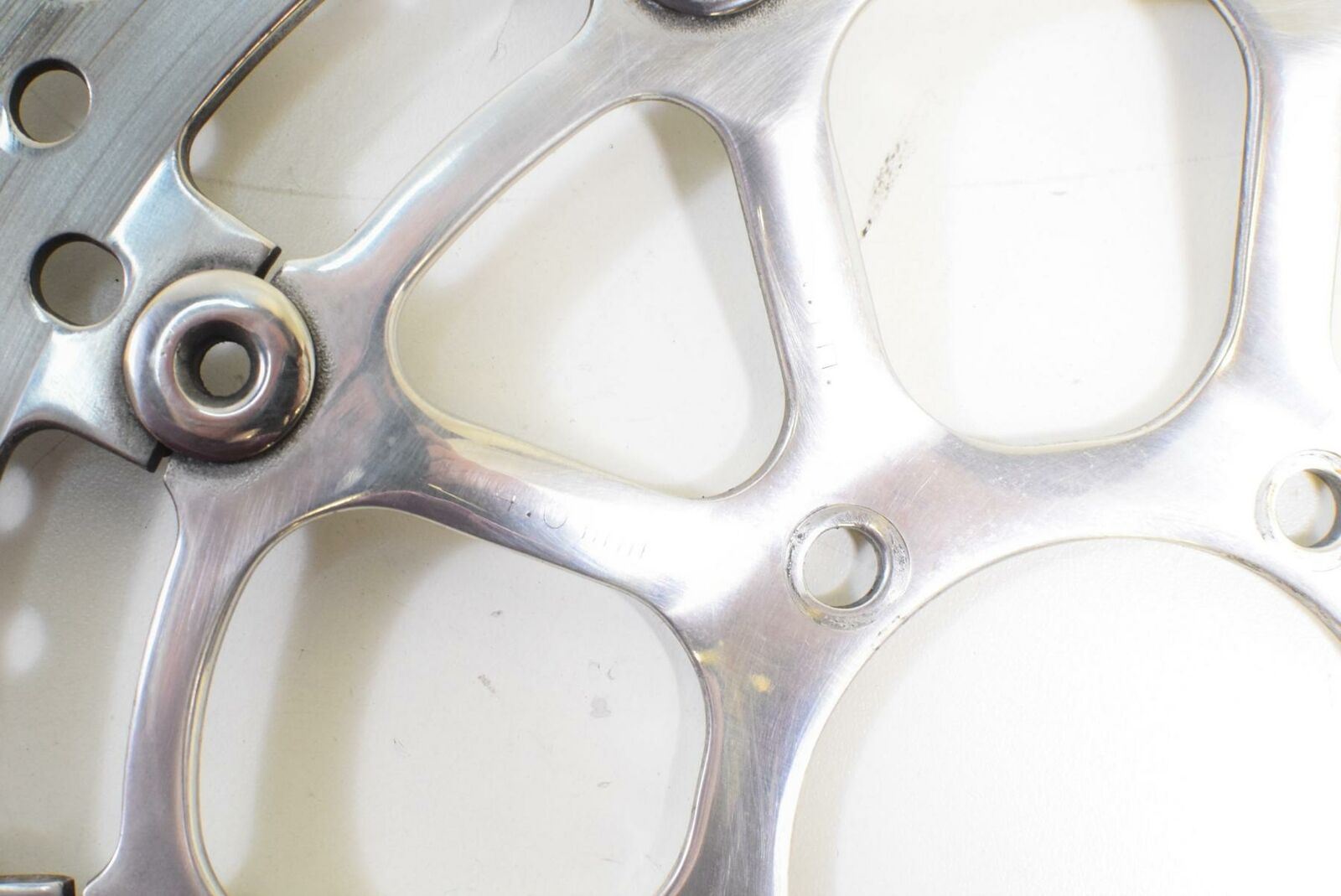 2008 Ducati 848 Front Polished Brake Disc Rotor Set 49240851A {{ shop.shopifyCountryName }} - Mototech271