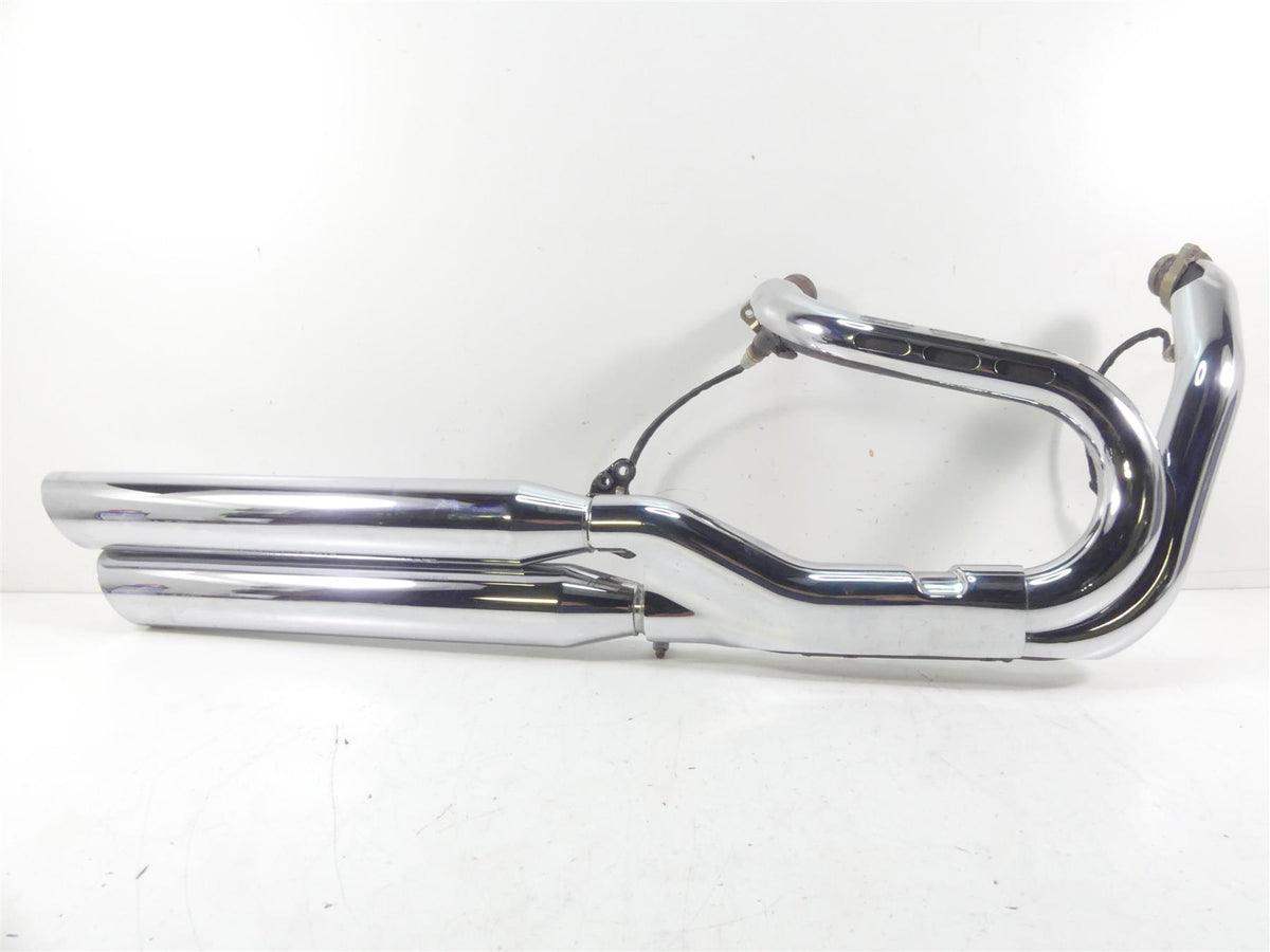 2009 Harley FXDF Dyna Fat Bob Oem Exhaust Header Muffler System 64984-08A {{ shop.shopifyCountryName }} - Mototech271