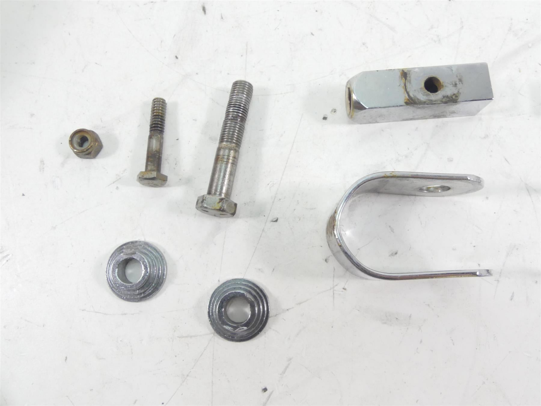 2001 Yamaha XV1600 Road Star Aftermarket Highway Foot Peg Footpeg Set {{ shop.shopifyCountryName }} - Mototech271