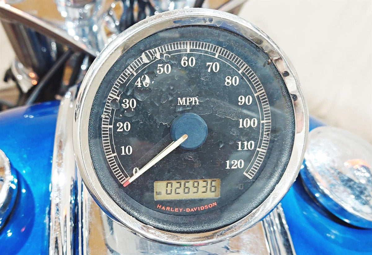 2009 Harley FXCWC Softail Rocker C Speedometer Gauge Instrument - 26k 67517-08 {{ shop.shopifyCountryName }} - Mototech271