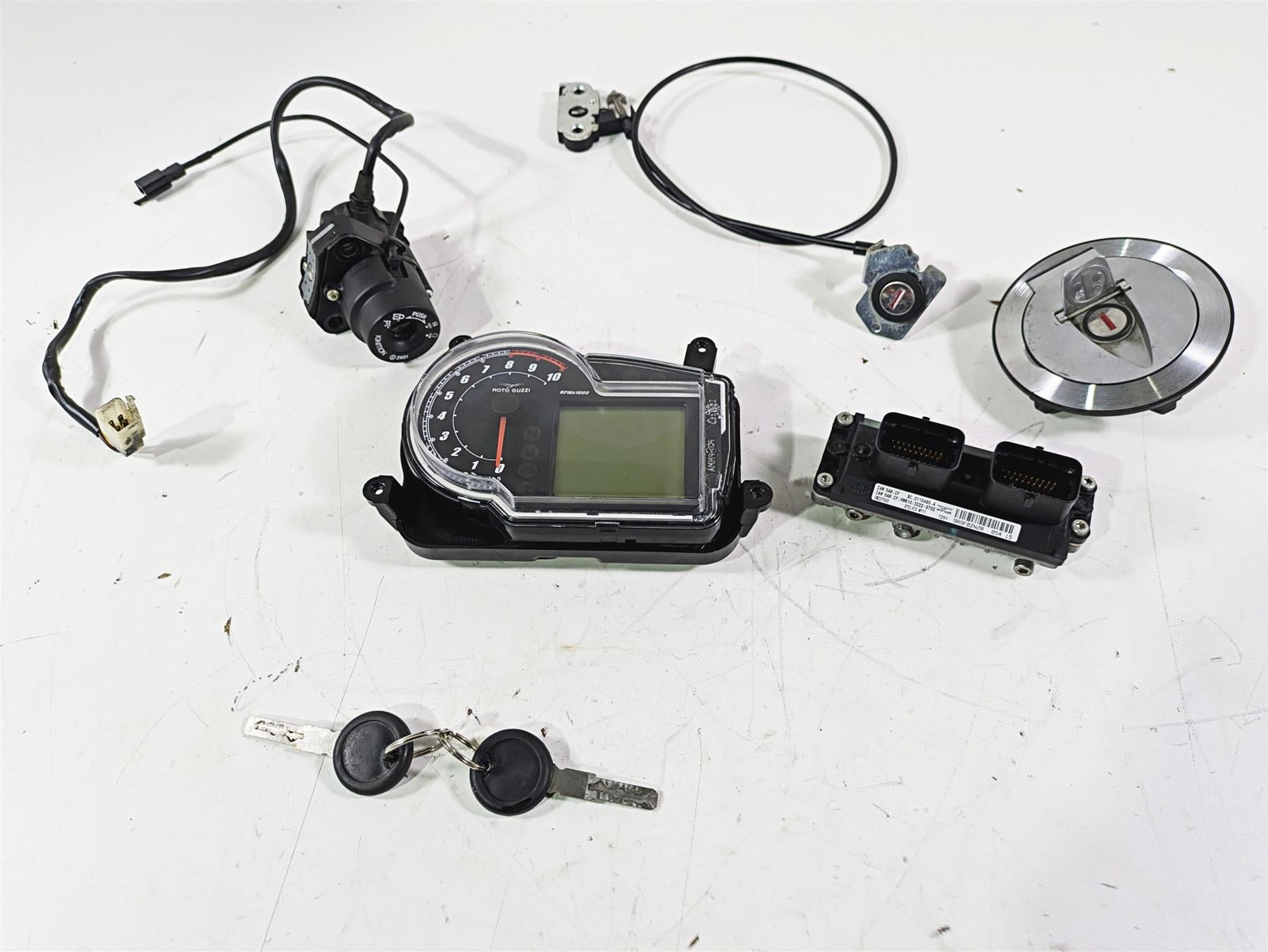 2016 Moto Guzzi Stelvio 1200 8V NTX Speedo Ignition Switch Key Lock 36k 897645 | Mototech271