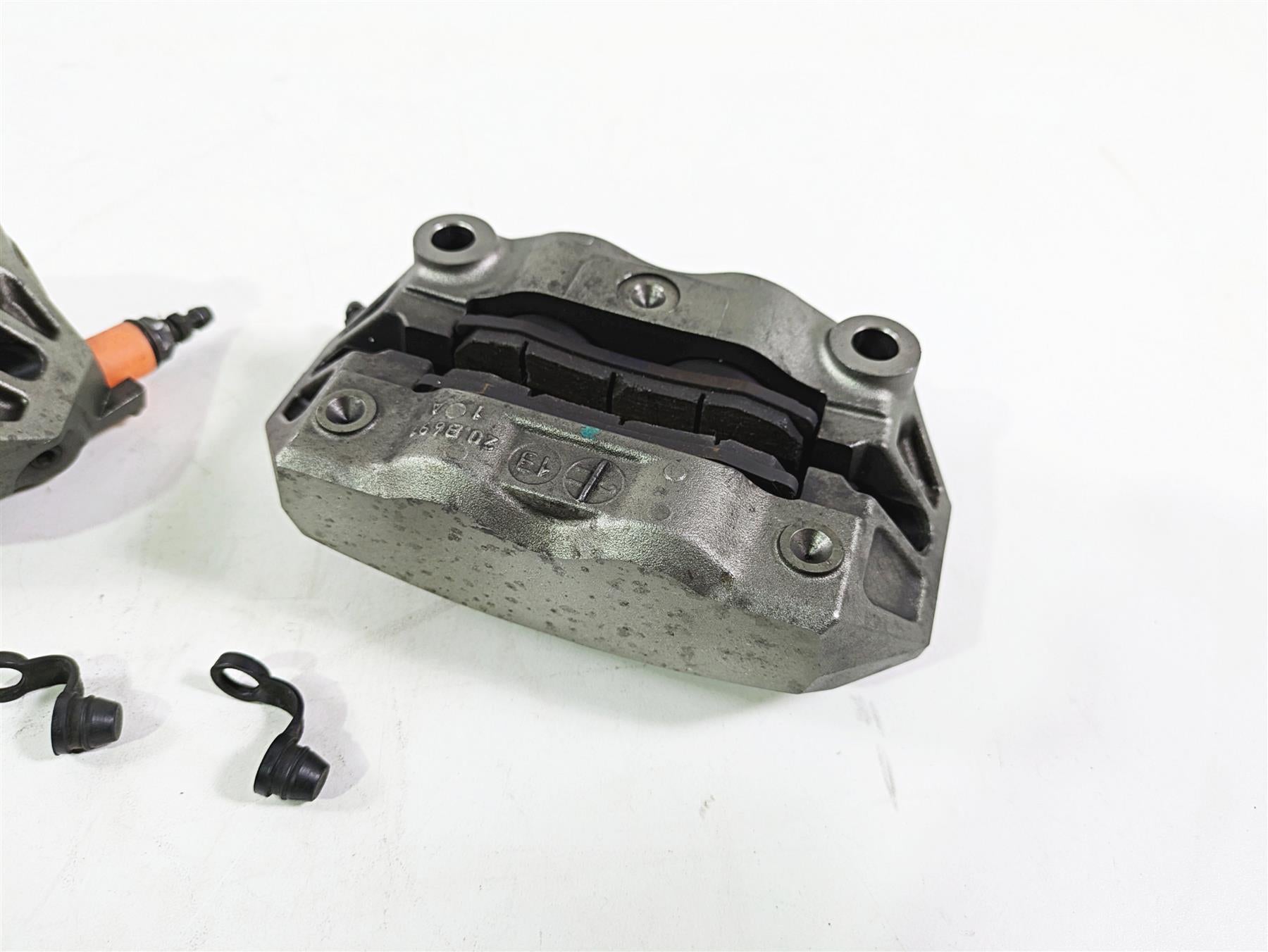 2013 Ducati Hyperstrada 821 Front Brake Caliper Brembo L 61041291C R 61041301C {{ shop.shopifyCountryName }} - Mototech271