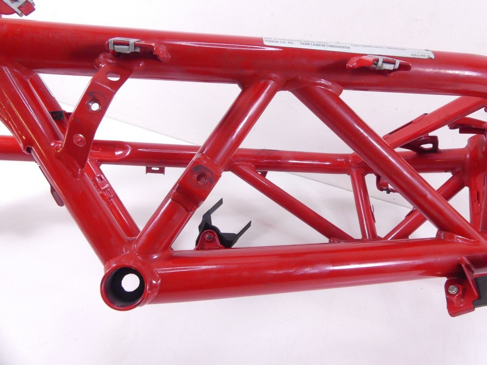 2008 Ducati 1098 Superbike Straight Main Frame Chassis Slvg 47011871 {{ shop.shopifyCountryName }} - Mototech271