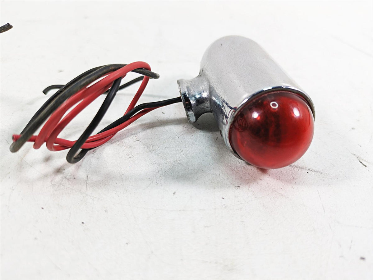 1999 Harley Touring FLHTC Electra Glide Trunk Side Light Lamp Chrome Set {{ shop.shopifyCountryName }} - Mototech271