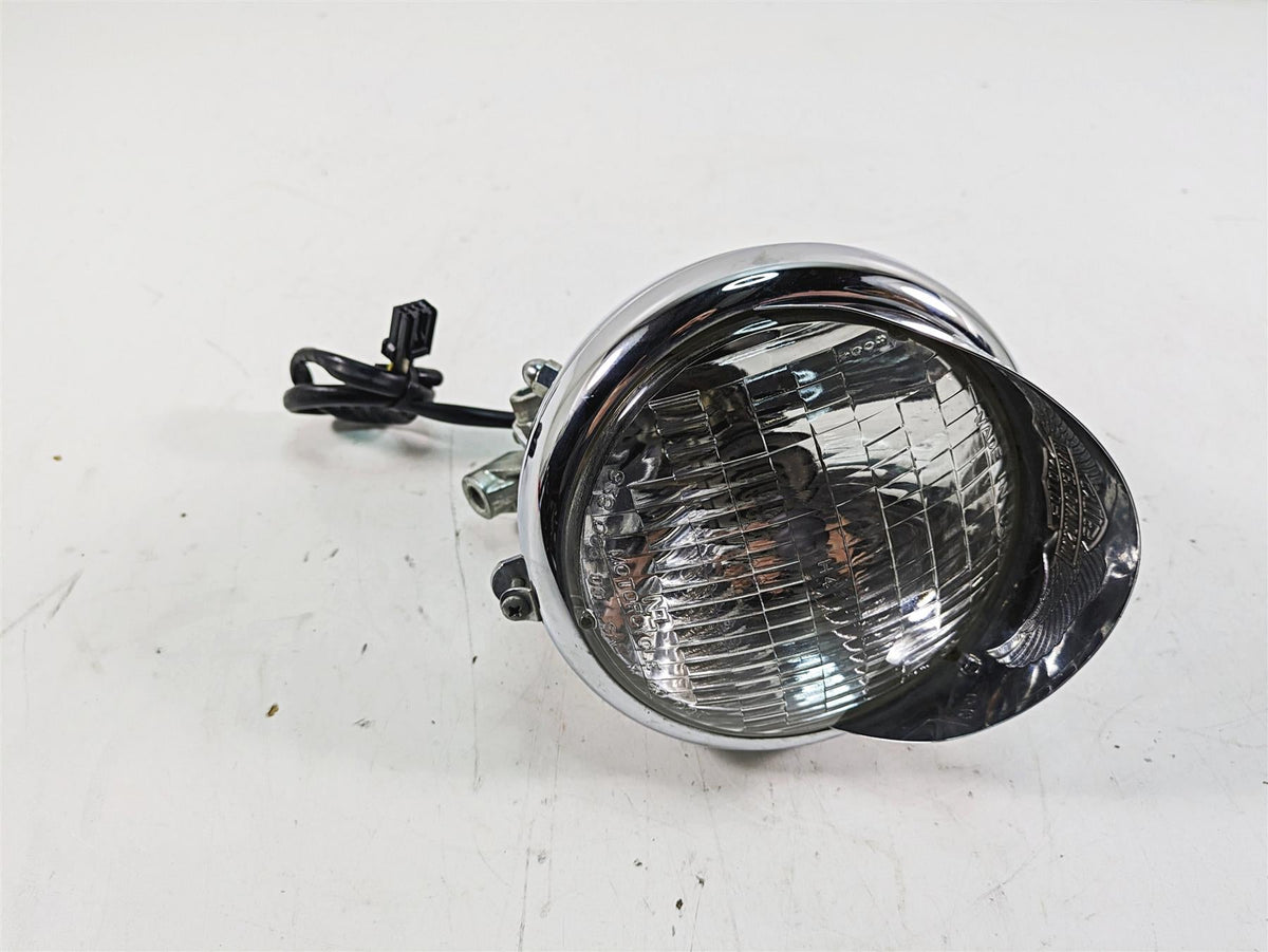 2000 Harley FXSTS Softail Springer Headlight Head Light Lamp + Visor 69769-05A {{ shop.shopifyCountryName }} - Mototech271