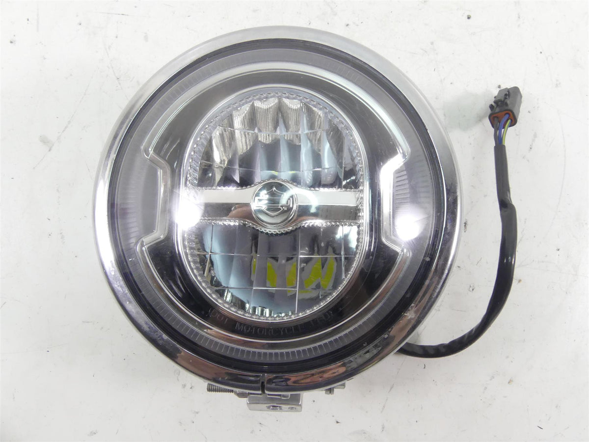 2018 Harley Softail FXBB Street Bob Headlight Head Light Lamp & Bracket 67700345 {{ shop.shopifyCountryName }} - Mototech271