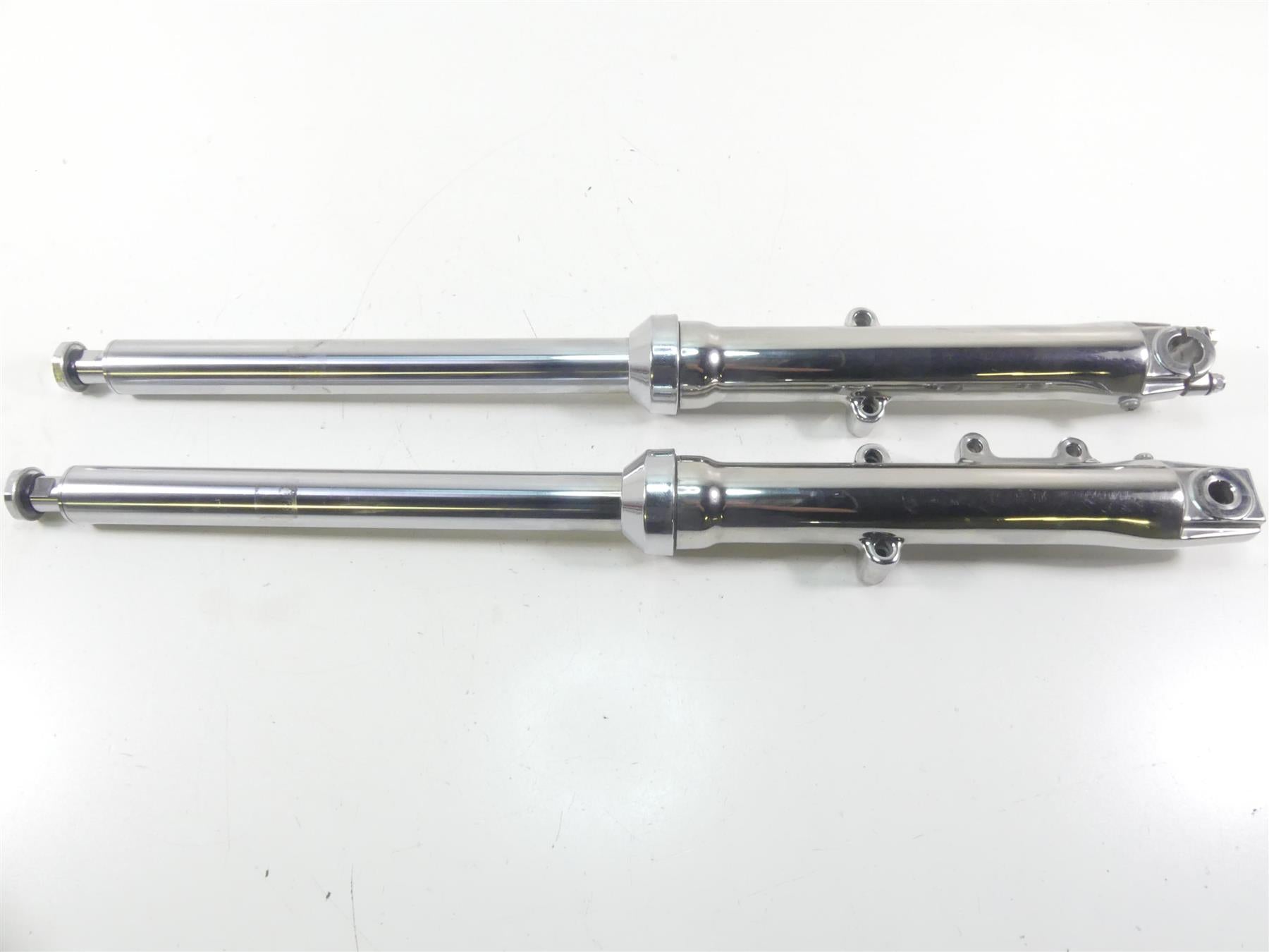 2004 Harley FXDWGI Dyna Wide Glide Chrome Front Fork Leg Set - Read 46004-00 {{ shop.shopifyCountryName }} - Mototech271