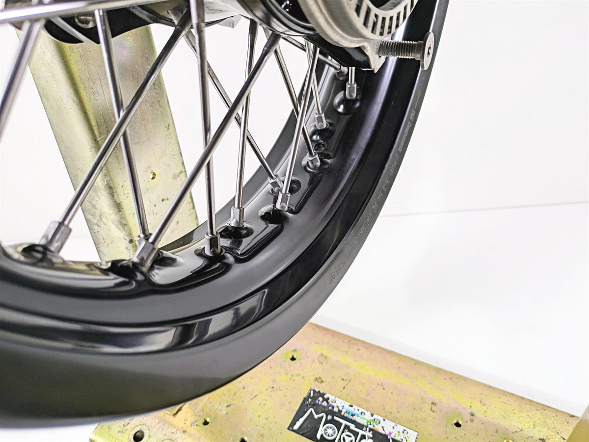 2014 BMW R nine T R9T K21 Front Wheel Rim Black Spoke 17x3.5 -Ding 36318546108 {{ shop.shopifyCountryName }} - Mototech271