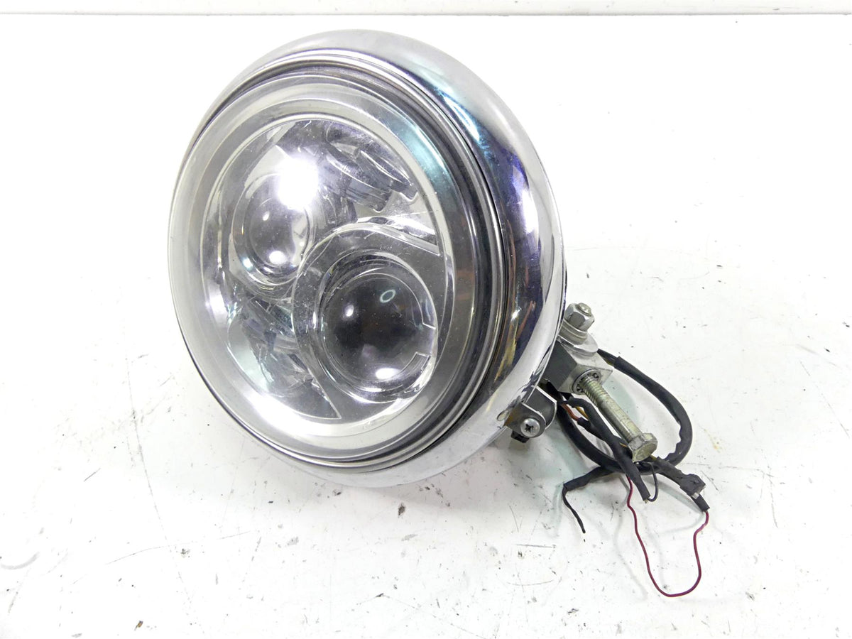 2011 Harley Softail FLSTF Fat Boy Headlight Head Light Lamp Led Lens 69748-05B {{ shop.shopifyCountryName }} - Mototech271