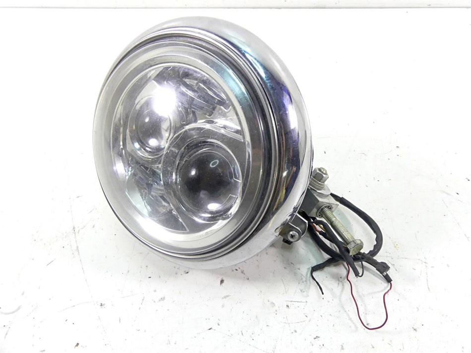 2011 Harley Softail FLSTF Fat Boy Headlight Head Light Lamp Led Lens 69748-05B {{ shop.shopifyCountryName }} - Mototech271