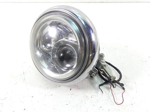 2011 Harley Softail FLSTF Fat Boy Headlight Head Light Lamp Led Lens 69748-05B | Mototech271