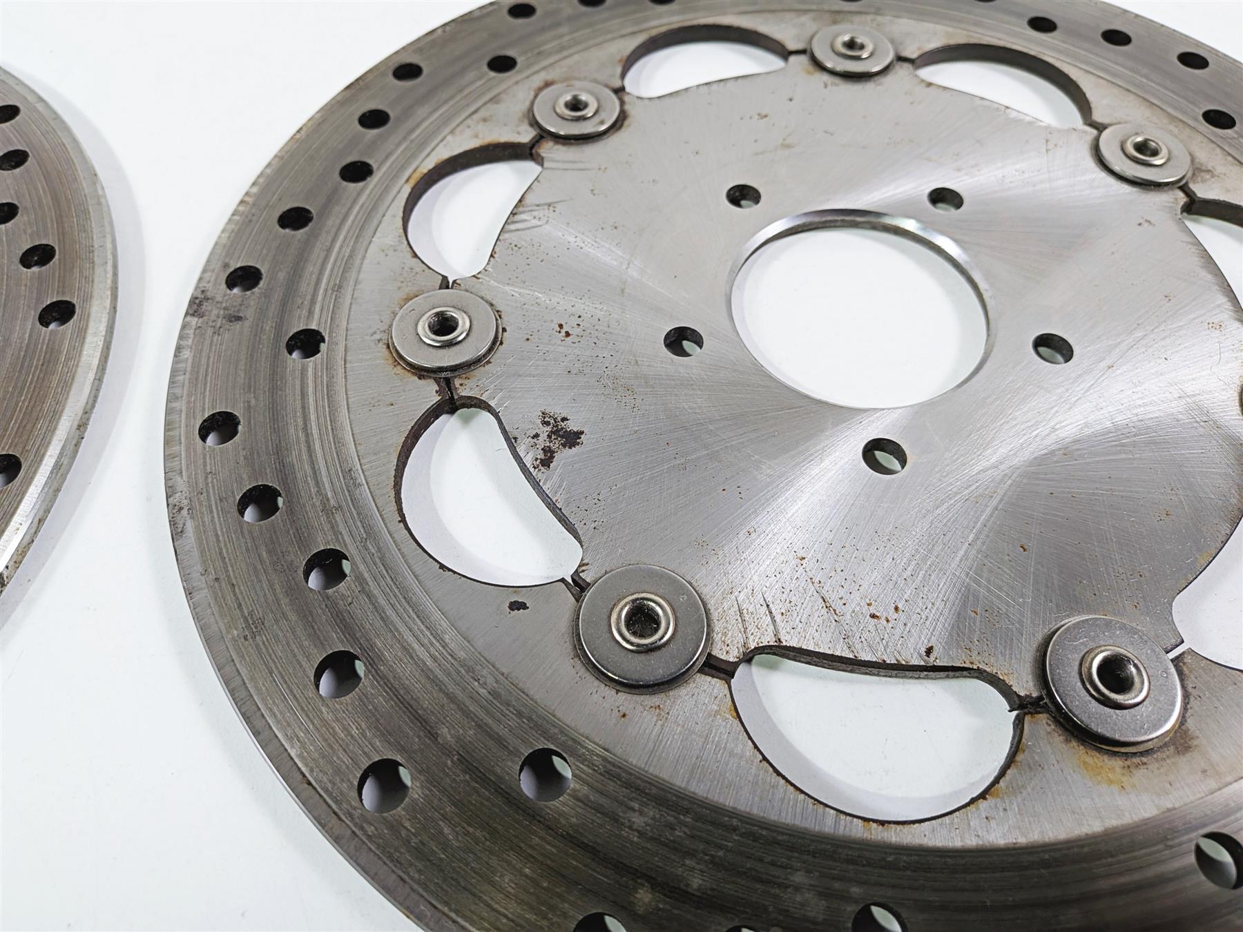 2011 Harley FXDF Dyna Fat Bob Front Brake Rotor Disc Set 4.9mm 42040-06 {{ shop.shopifyCountryName }} - Mototech271