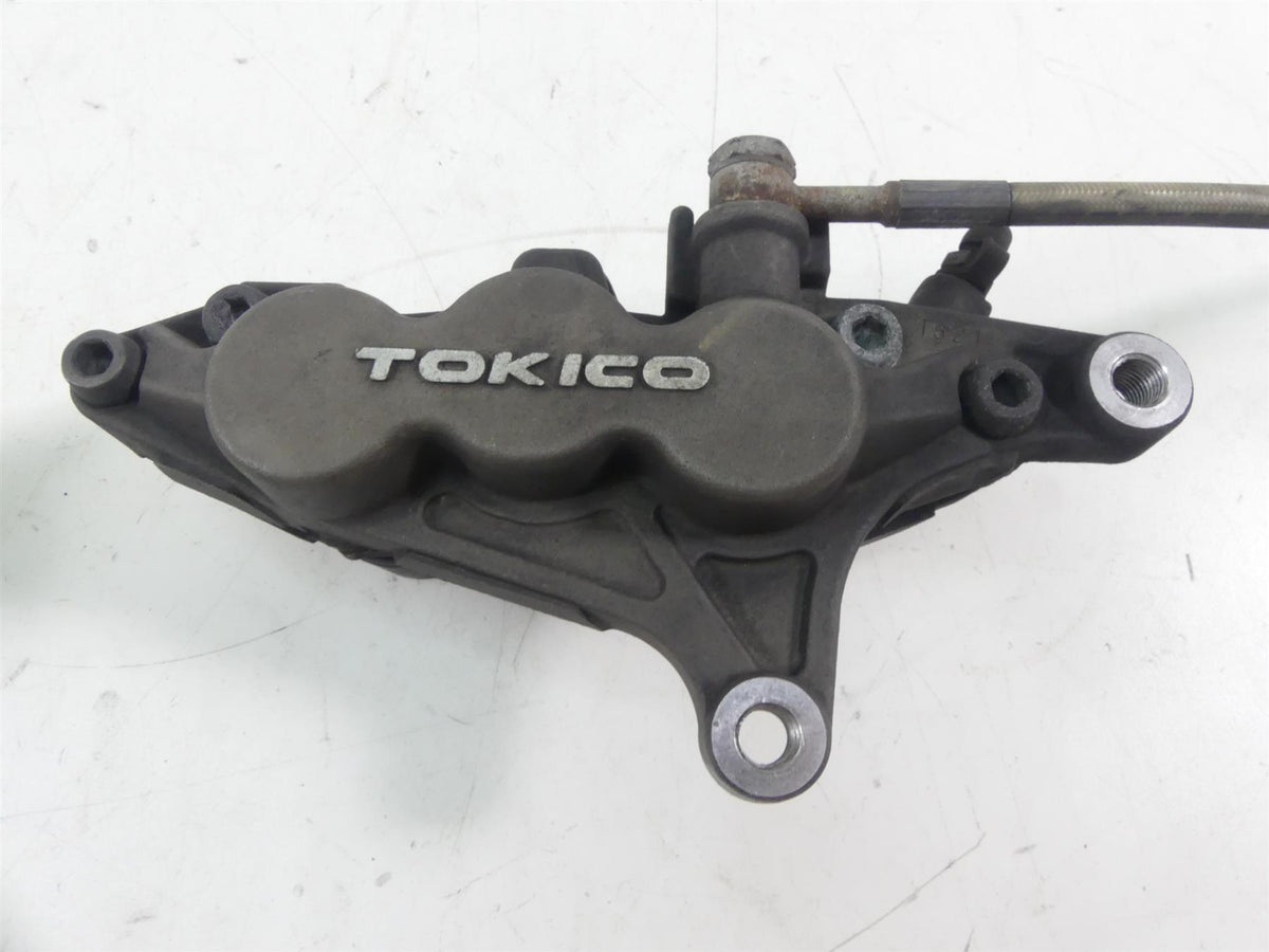2001 Kawasaki ZX600J2 ZX6R Ninja Front Tokico Brake Caliper Set 43041-1821-GZ {{ shop.shopifyCountryName }} - Mototech271