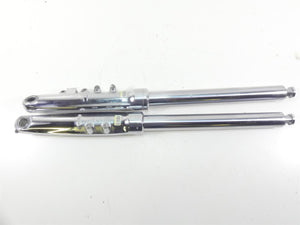 2008 Harley FXCWC Softail Rocker C Chrome 49mm Front Fork Legs 46950-08 46953-08