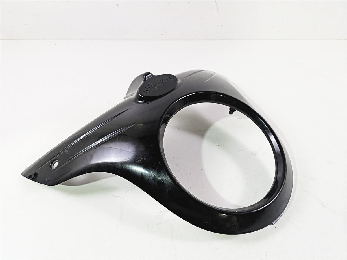 2017 Indian Chieftain Limited Black Headlight Cover Bezel Fairing 5439889 {{ shop.shopifyCountryName }} - Mototech271