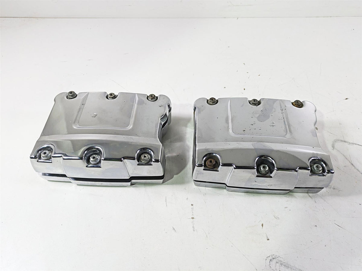 2003 Harley Dyna FXDL Low Rider 100TH Rocker Box Valve Cover Set 17571-99 {{ shop.shopifyCountryName }} - Mototech271