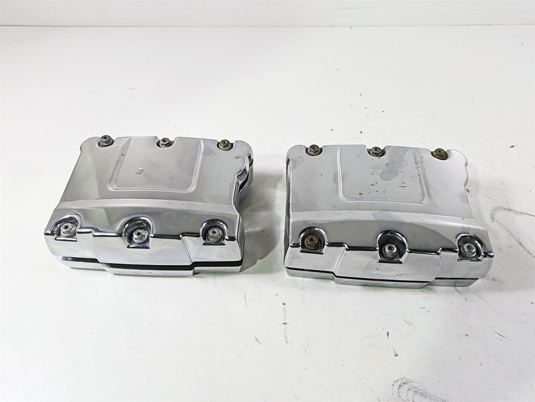 2003 Harley Dyna FXDL Low Rider 100TH Rocker Box Valve Cover Set 17571-99 {{ shop.shopifyCountryName }} - Mototech271