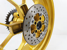 Load image into Gallery viewer, 2008 Aprilia RSVR 1000 Factory Rear Wheel Rim 17x6 Gold Evo Forged 853376
