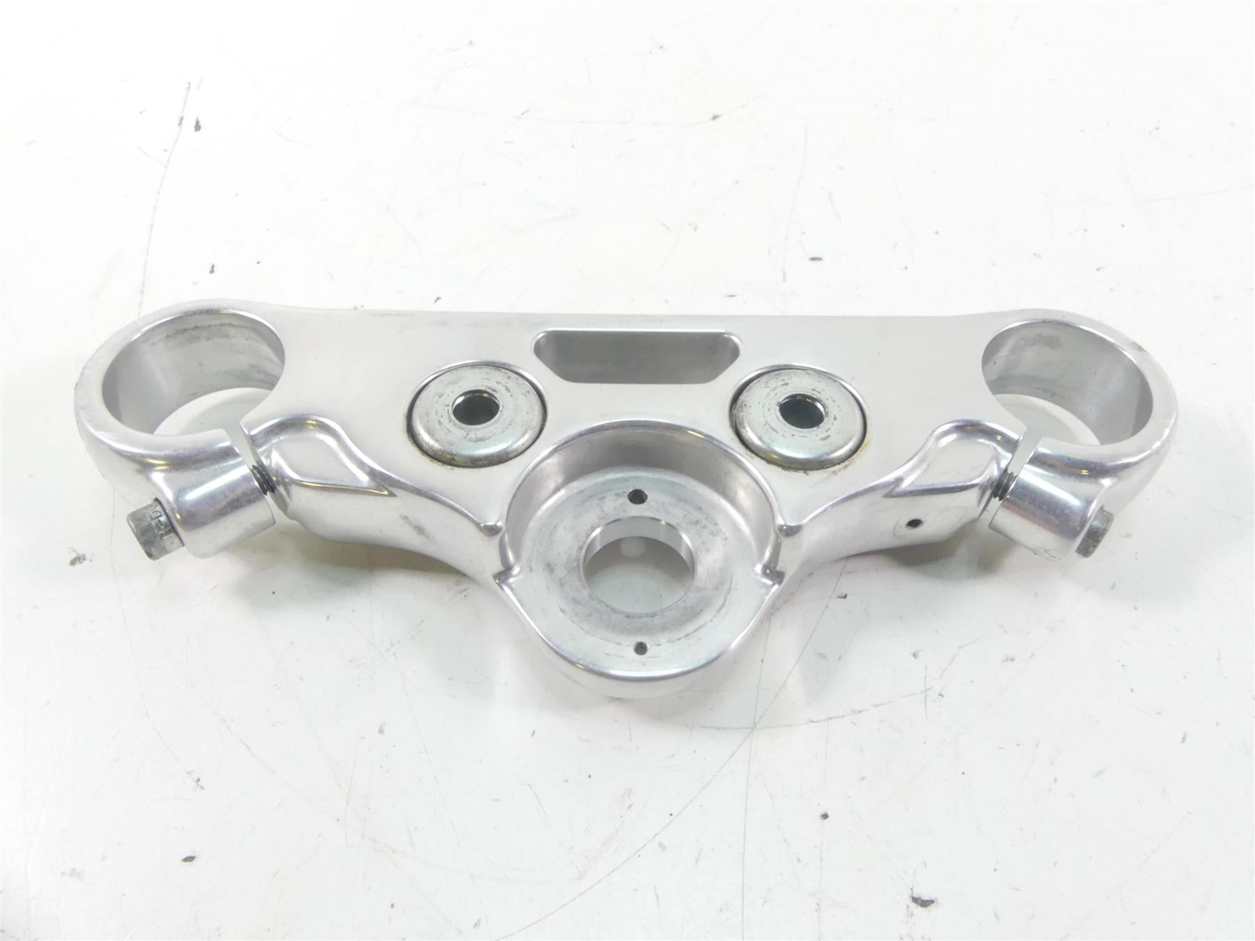 2009 Harley FXDF Dyna Fat Bob Upper Triple Tree Steering Clamp 49mm 47661-08 {{ shop.shopifyCountryName }} - Mototech271