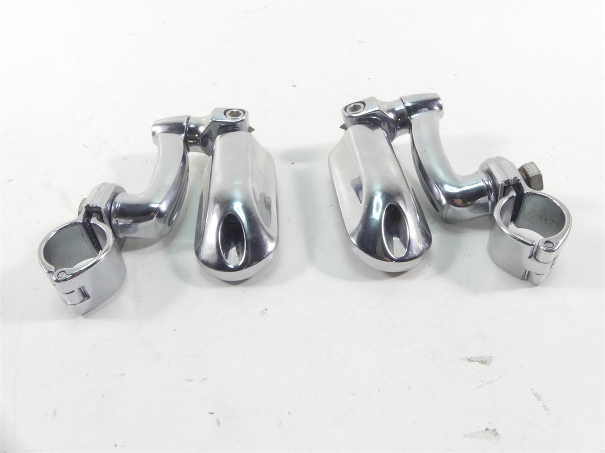 2012 Harley Touring FLHX Street Glide Adjustable Chrome Highway Foot Peg Set {{ shop.shopifyCountryName }} - Mototech271
