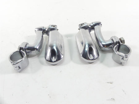 2012 Harley Touring FLHX Street Glide Adjustable Chrome Highway Foot Peg Set {{ shop.shopifyCountryName }} - Mototech271