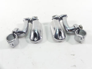 2012 Harley Touring FLHX Street Glide Adjustable Chrome Highway Foot Peg Set